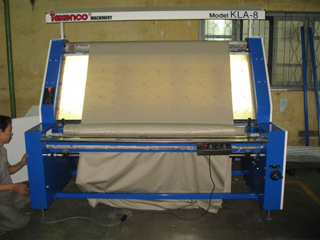 Multi-purpose fabric check and roll machine, model KLA-8
